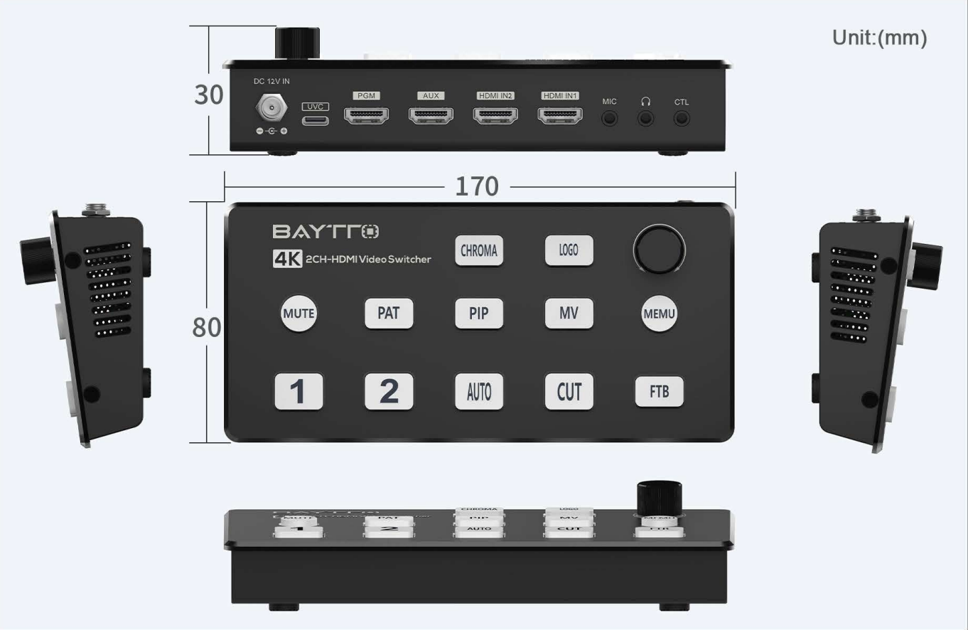 BAYTTO 贝拓 T2-4K-12